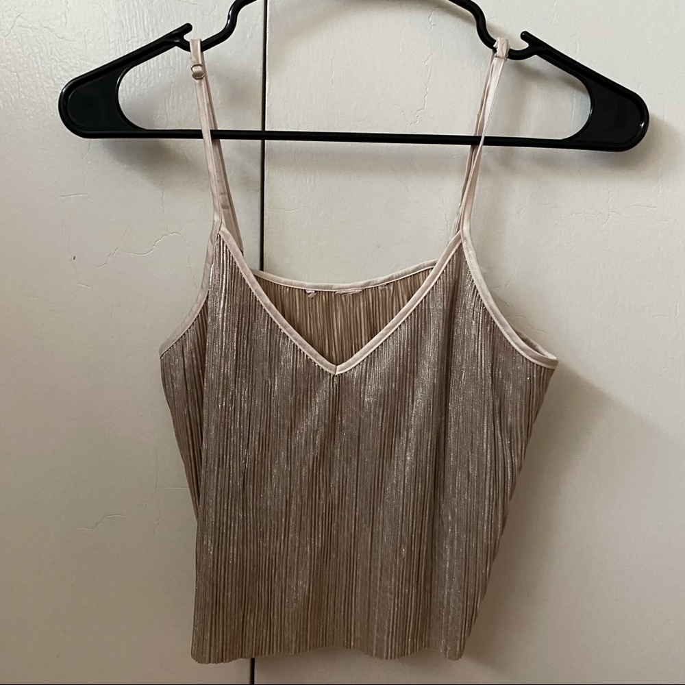 Victoria’s Secret✨Gold Shimmery Crop Top